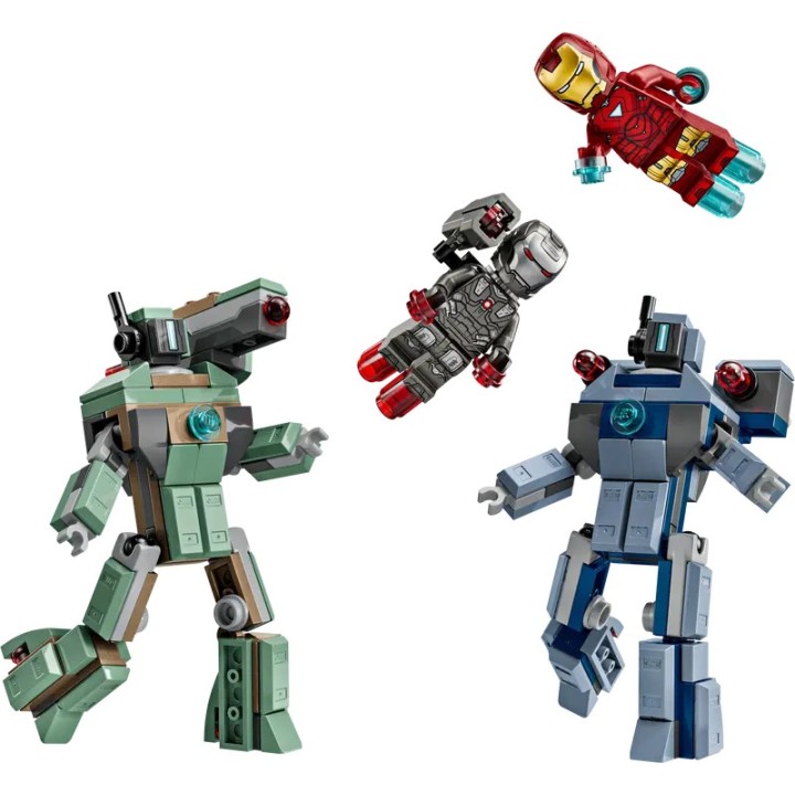 Iron Man e War Machine contro i droni di Hammer - Lego Marvel 76320