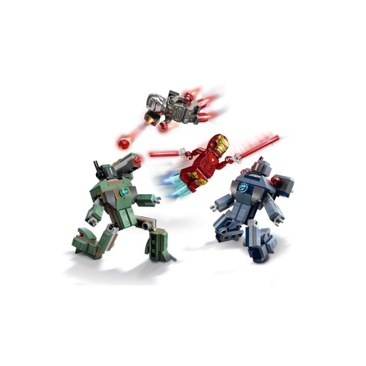 Iron Man e War Machine contro i droni di Hammer - Lego Marvel 76320