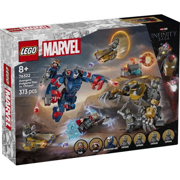 Avengers: Endgame Thor contro Chitauri - Lego Marvel 76322