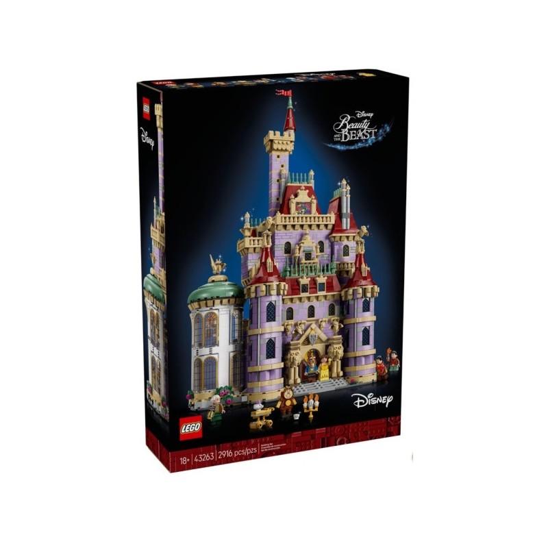 Castello de La Bella e la Bestia - Lego Disney 43263