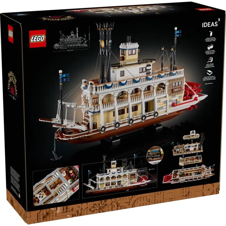 Battello a vapore fluviale - Lego Ideas 21356