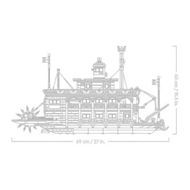 Battello a vapore fluviale - Lego Ideas 21356