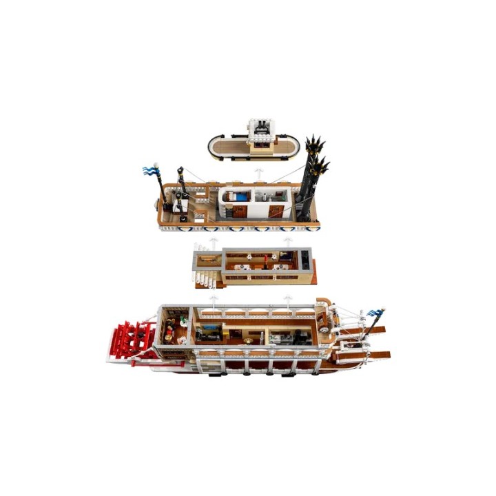 Battello a vapore fluviale - Lego Ideas 21356