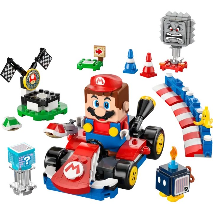 Mario Kart™ – LEGO® Mario™ interattivo e Kart standard - Lego Super Mario 72043