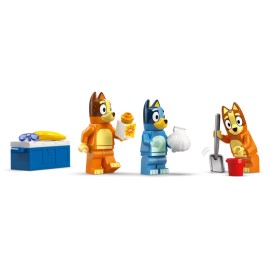 Vacanza sulla spiaggia della famiglia di Bluey - Lego Bluey 11202