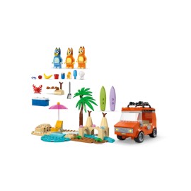 Vacanza sulla spiaggia della famiglia di Bluey - Lego Bluey 11202