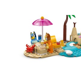 Vacanza sulla spiaggia della famiglia di Bluey - Lego Bluey 11202