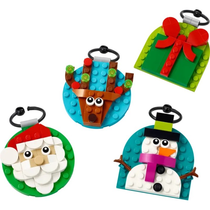 Selezione di decorazioni natalizie - Lego 40744