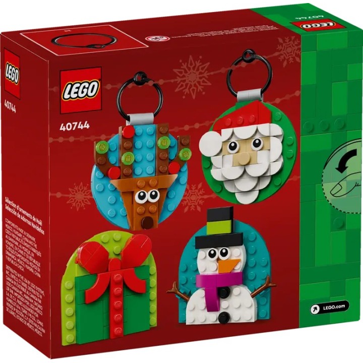 Selezione di decorazioni natalizie - Lego 40744