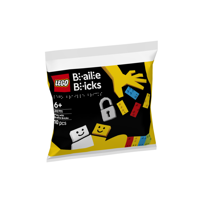 Gioca con i mattoncini Braille - Lego 30711
