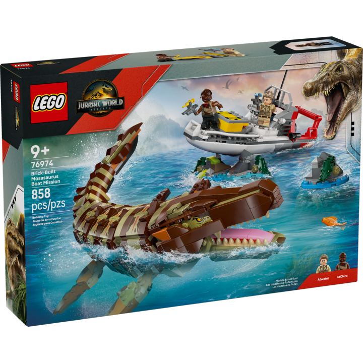 L’attacco del Mosasauro in mattoncini - Lego Jurassic World 76974