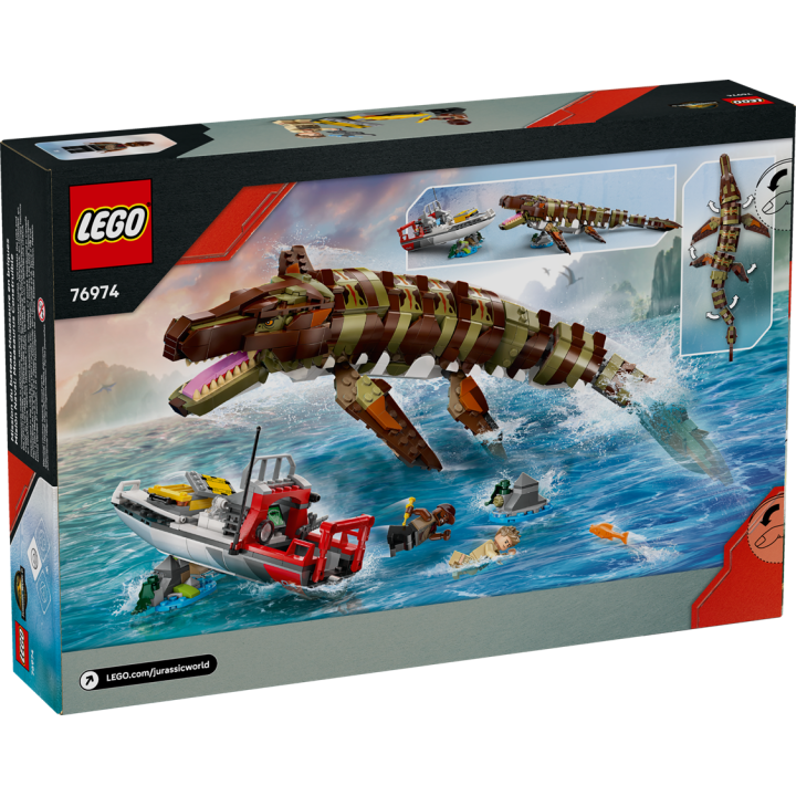 L’attacco del Mosasauro in mattoncini - Lego Jurassic World 76974