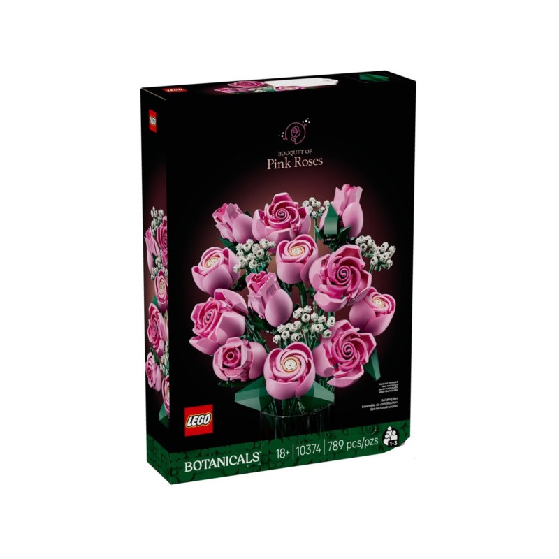 Bouquet di rose rosa - Lego Botanical 10374