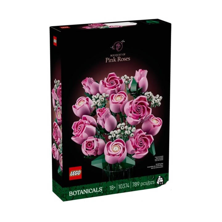 Bouquet di rose rosa - Lego Botanical 10374