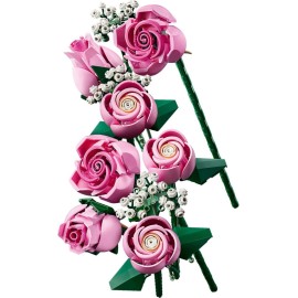 Bouquet di rose rosa - Lego Botanical 10374