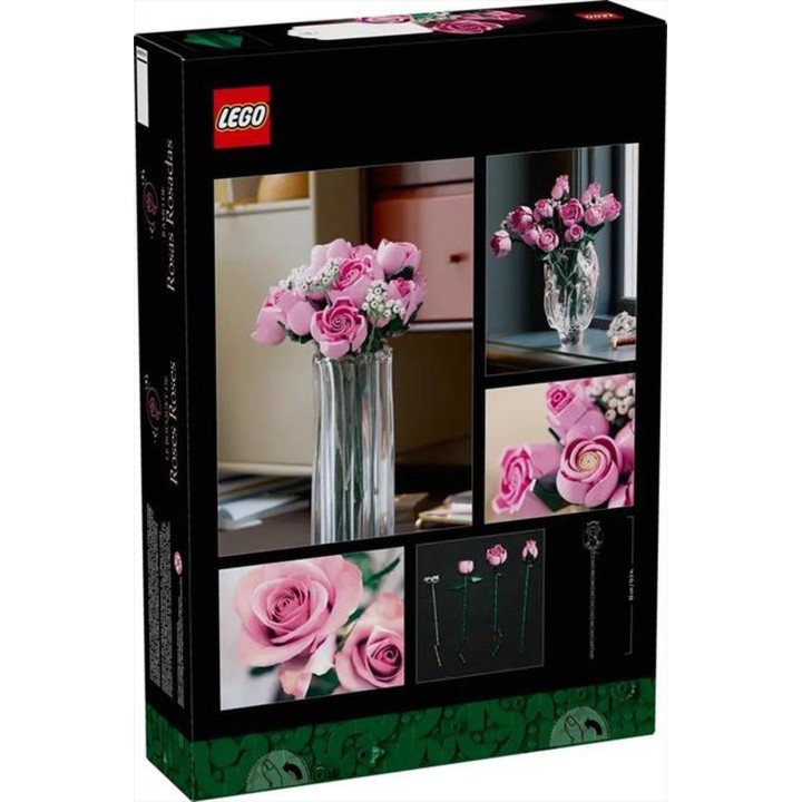 Bouquet di rose rosa - Lego Botanical 10374