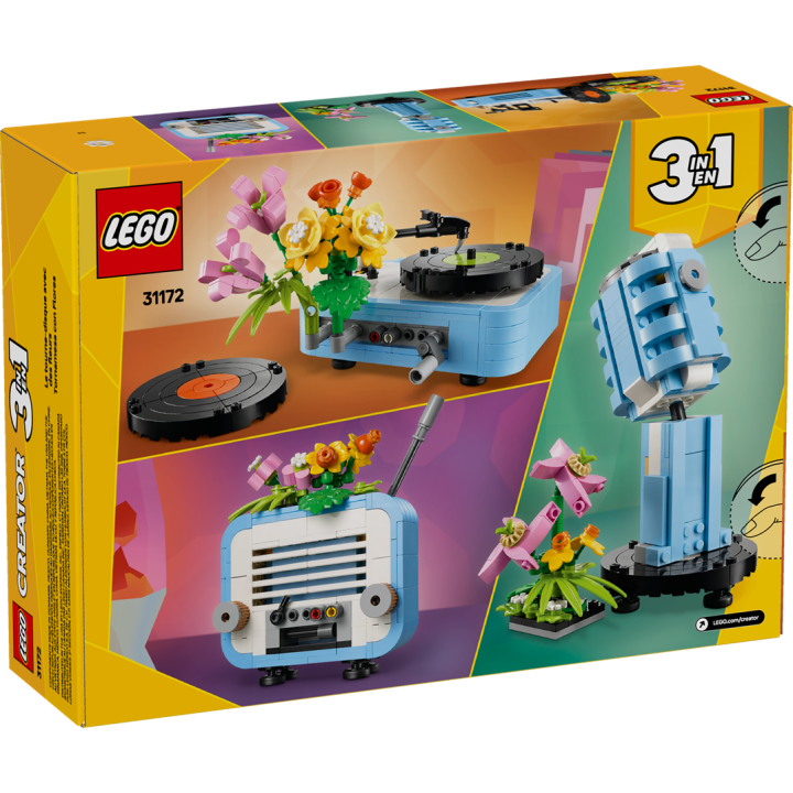 Giradischi con fiori - Lego Creator 31172