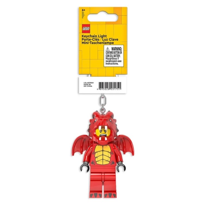 Portachiavi Ragazzo con costume da Drago Torcia - LGL-KE196