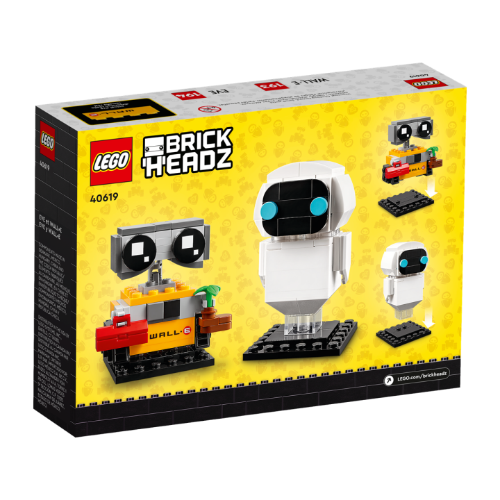 EVE E WALL•E - Lego Brick Headz 40619