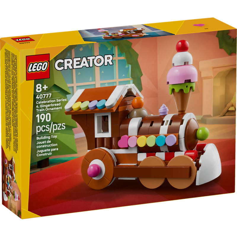 Serie Celebrazione: Ornamento Treno di pan di zenzero - Lego Creator 40777