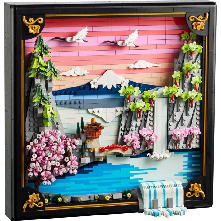 Paesaggio giapponese con ciliegi fioriti - Lego Art 31218