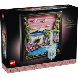 Paesaggio giapponese con ciliegi fioriti - Lego Art 31218
