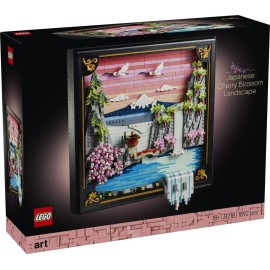 Paesaggio giapponese con ciliegi fioriti - Lego Art 31218