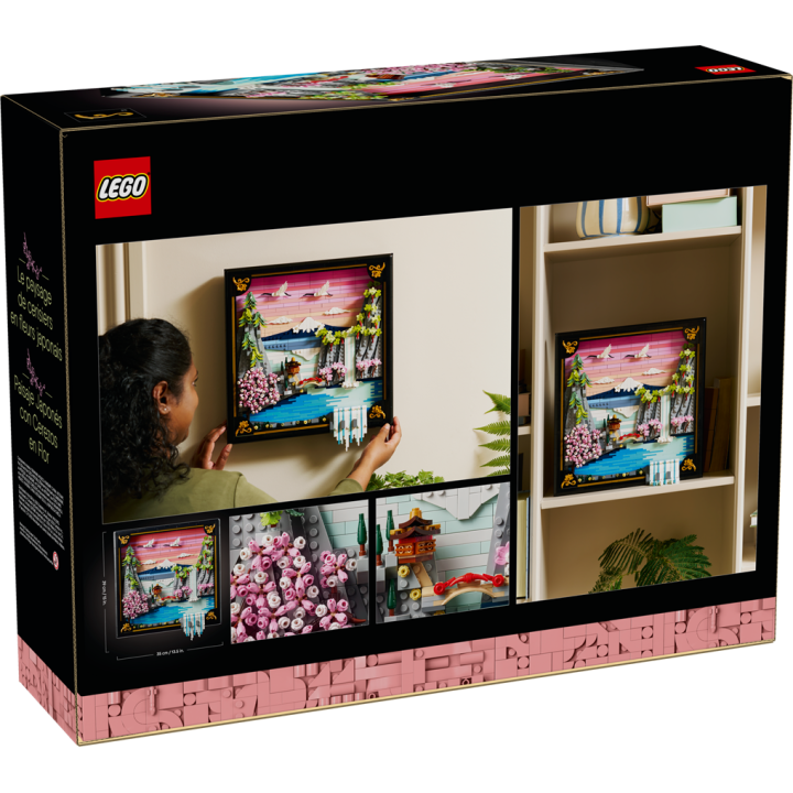 Paesaggio giapponese con ciliegi fioriti - Lego Art 31218