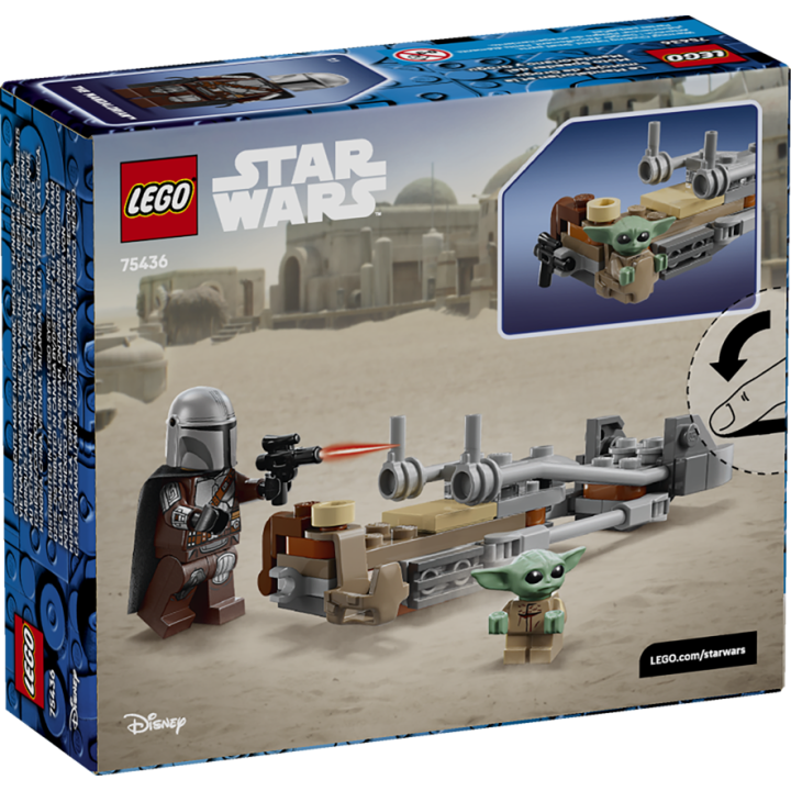 Speeder Bike™ del Mandaloriano e di Grogu - Lego Star Wars 75436