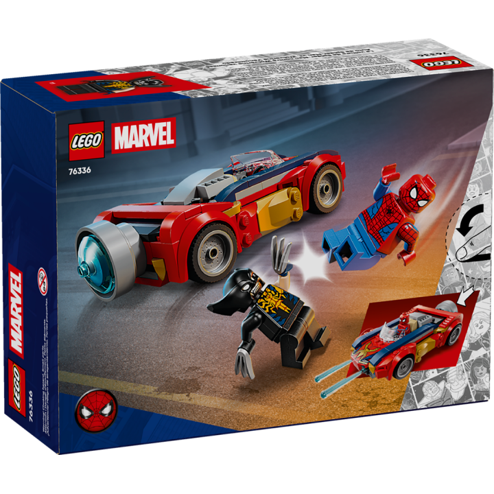 Auto di Spider-Man vs. Venomized Wolverine - Lego Marvel 76336