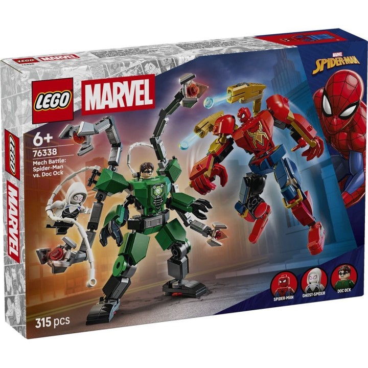 Battaglia mech: Spider-Man vs. Doc Ock - Lego Marvel 76338