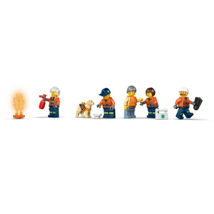 Motoscafo di soccorso ed elicottero della Guardia Costiera - Lego City 60504