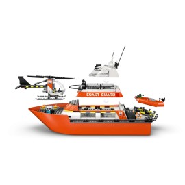 Motoscafo di soccorso ed elicottero della Guardia Costiera - Lego City 60504