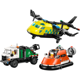 Remix aereo, camion di servizio e hovercraft - Lego City 60505
