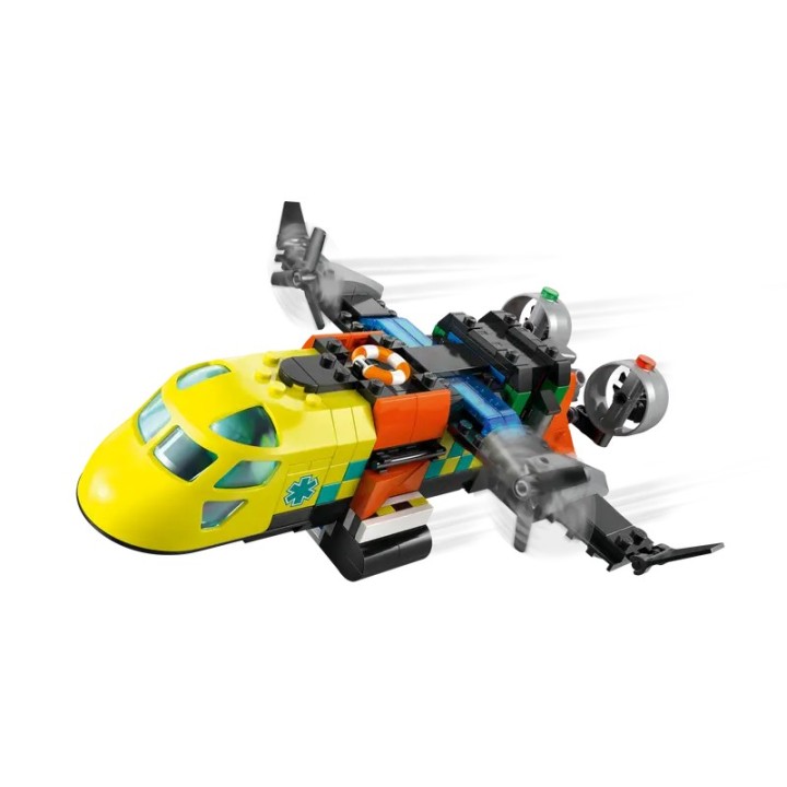 Remix aereo, camion di servizio e hovercraft - Lego City 60505