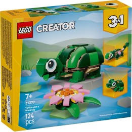 Tartaruga con fiore di ninfea - Lego Creator 31377