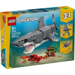 Squalo con scrigno del tesoro - Lego Creator 31381