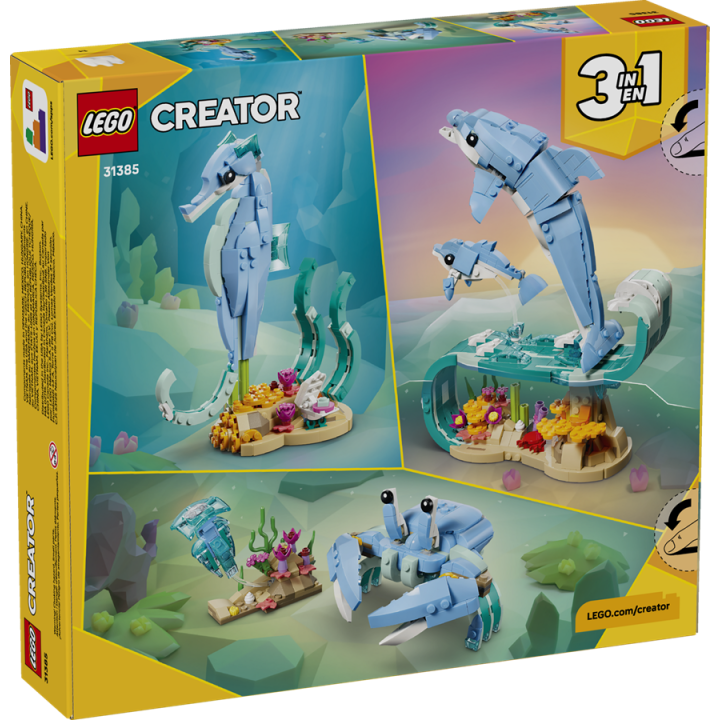Animali marini: meravigliosi delfini - Lego Creator 31385