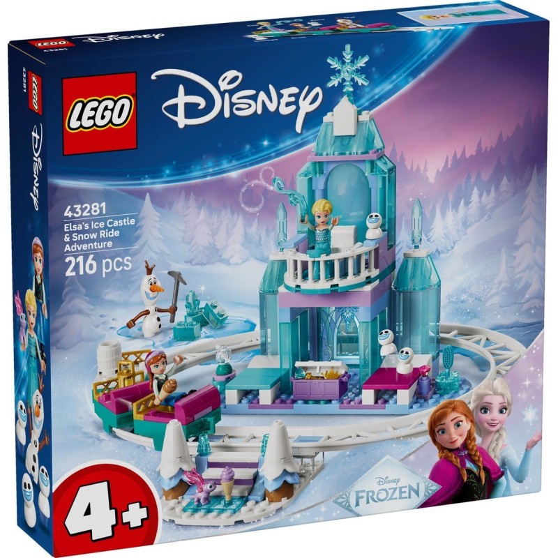 Castello di ghiaccio di Elsa e avventura sulla neve - Lego Disney 43281
