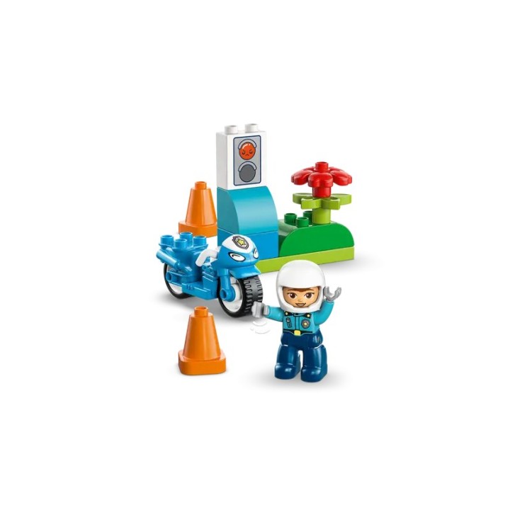 Motocicletta blu della Polizia - Lego Duplo 10471
