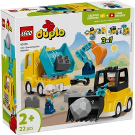 Veicoli da cantiere 3 in 1 - Lego Duplo 10475