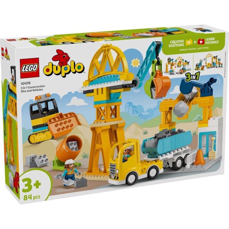 Cantiere e veicoli 3 in 1 - Lego Duplo 10476