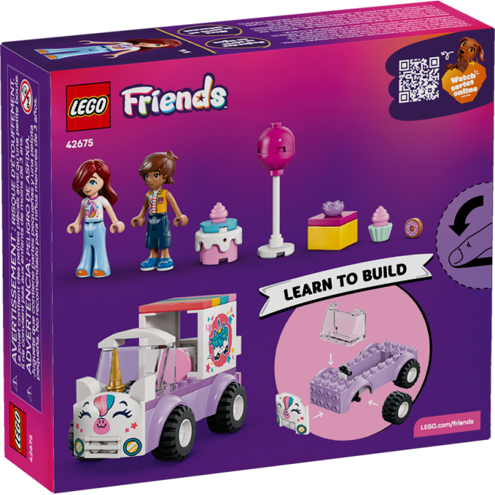 Auto-unicorno per la consegna di torte - Lego Friends 42675