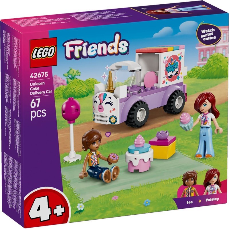Auto-unicorno per la consegna di torte - Lego Friends 42675