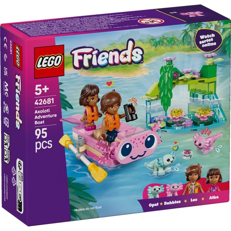 Barca d’avventura Axolotl - Lego Friends 42681