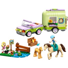 Rimorchio per cavallo e puledro - Lego Friends 42695
