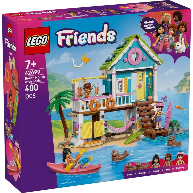 Casa sulla spiaggia con foche - Lego Friends 42699