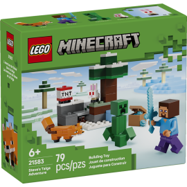 Avventura di Steve nella taiga - Lego Minecraft 21583