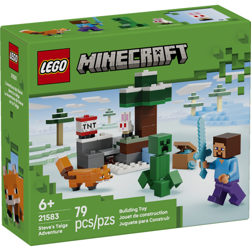 Avventura di Steve nella taiga - Lego Minecraft 21583
