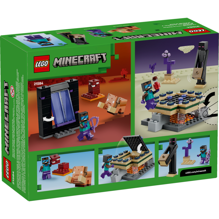 Viaggio nel Portale del Nether e dell’End - Lego Minecraft 21584